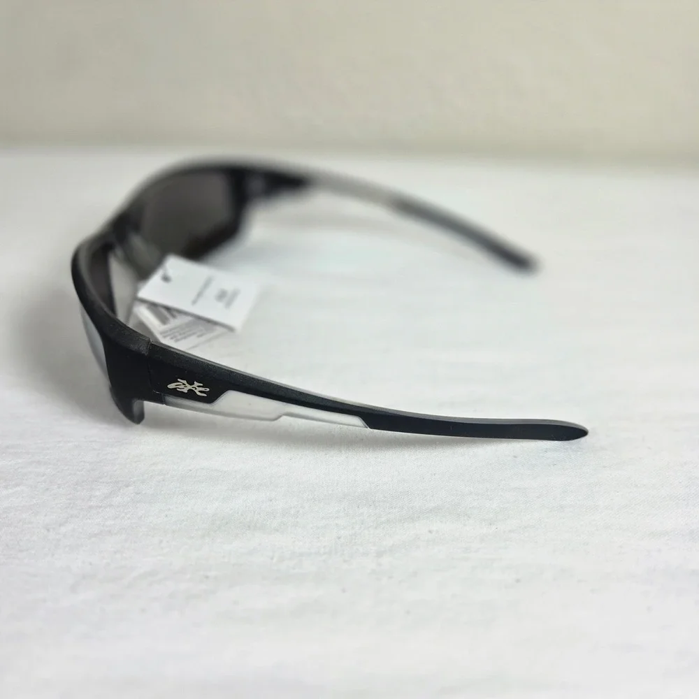 X-Loop Sport Sunglasses Matte Black Silver Mirror Lens UV400 Wrap Around New